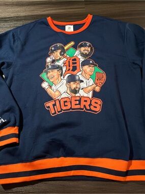 Detroit Tigers Caricature Sweatshirt SGA 5/2/2026 Adult XXL